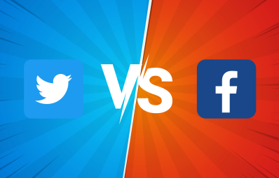 What is the difference between twitter and facebook?