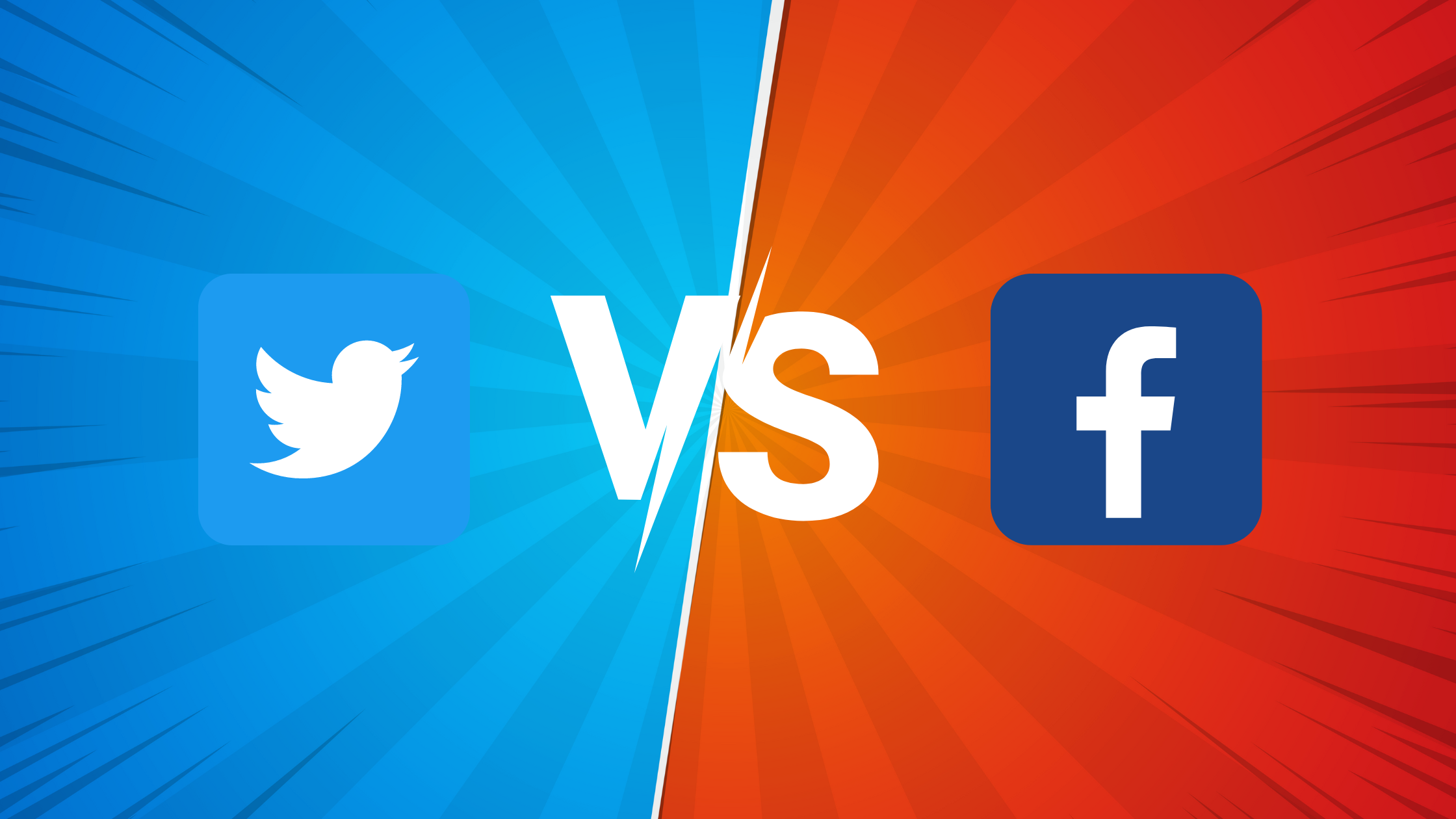 What is the difference between twitter and facebook?